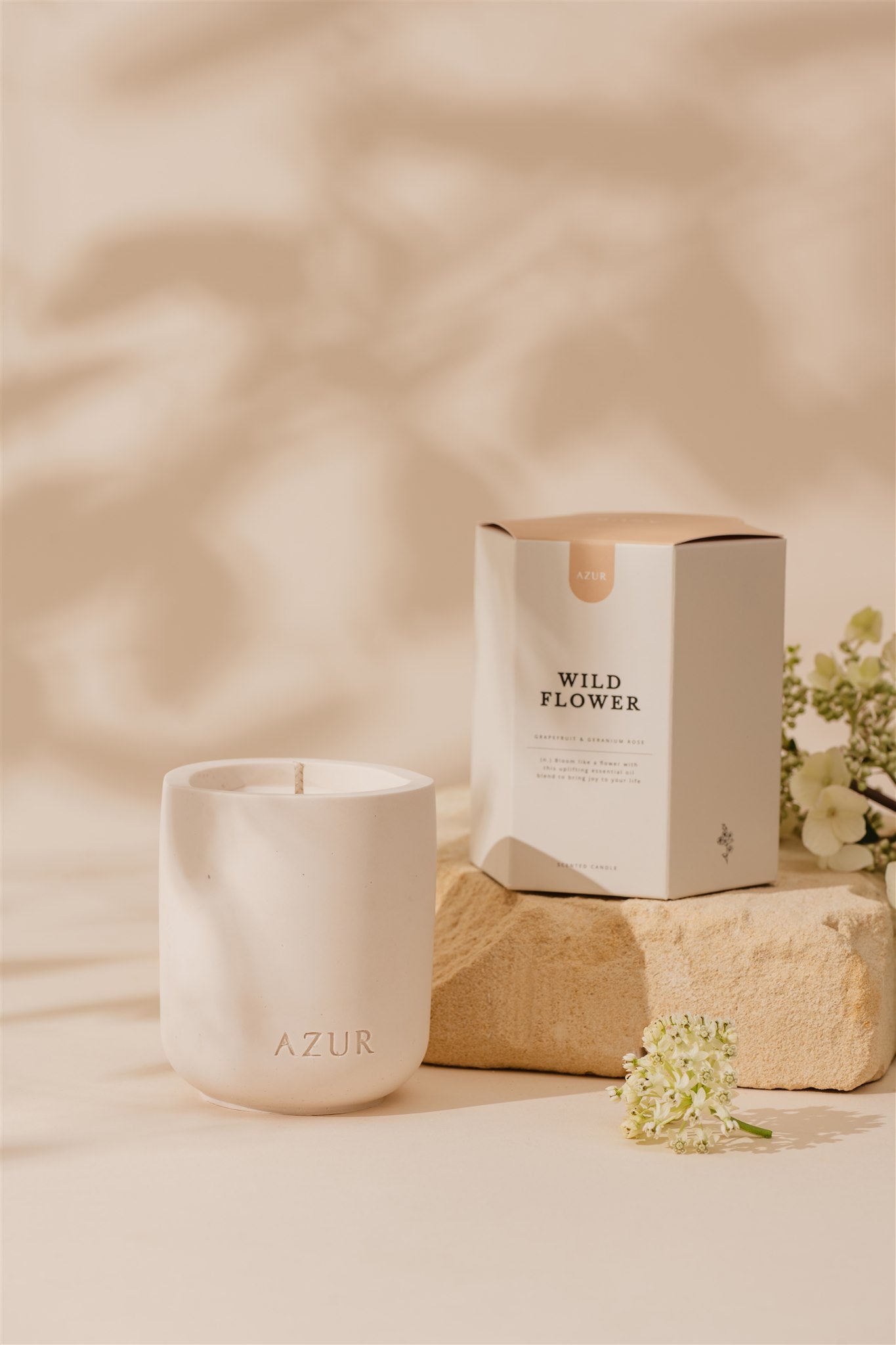 Azur Natural - Soja Duftlys Wild Flower